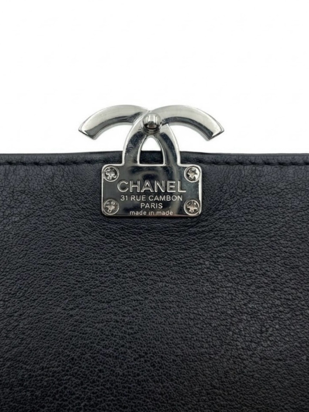 CHANEL GWP Black Quilted Mini Crossbody Bag with Silver-Tone CC - Picture 3 of 6